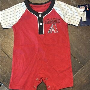 NWT Genuine Merchandise Arizona Diamondbacks Baby Romper